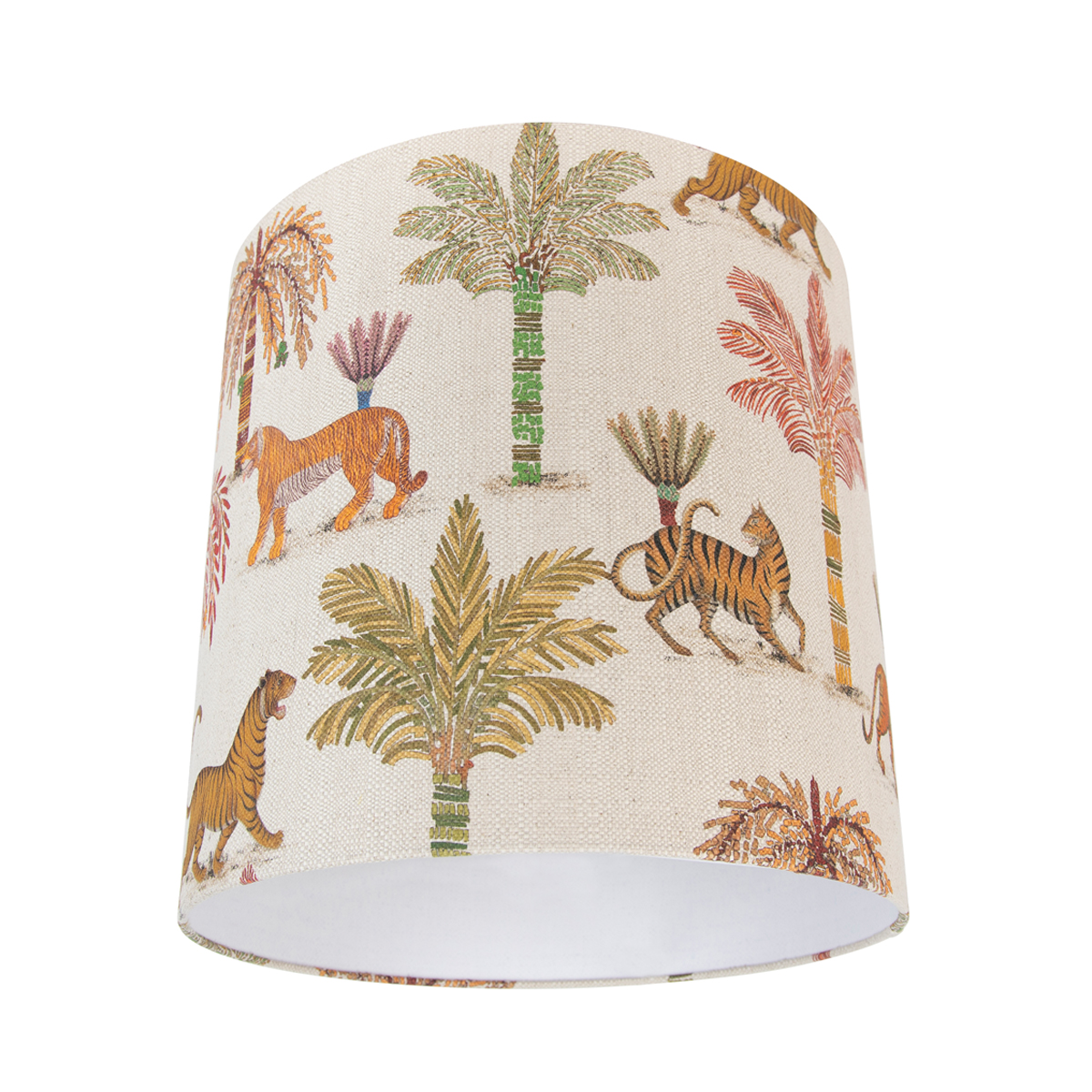 Szövet lámpaernyő többszínű, állatmintás 40/40/40