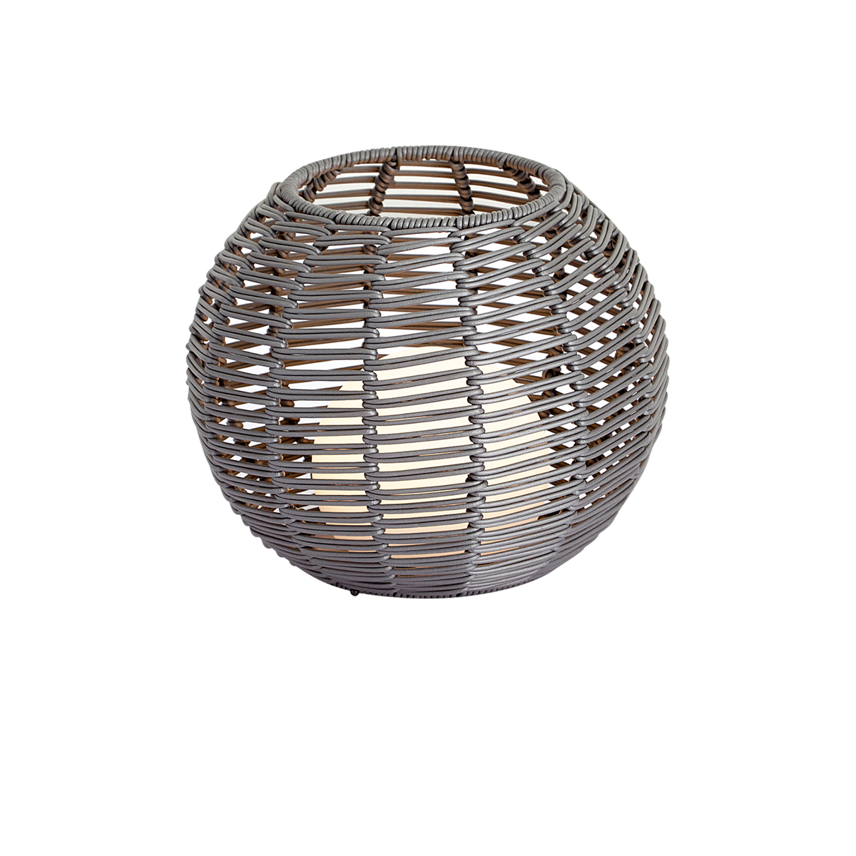 Kültéri asztali lámpa sötétszürke 25 cm LED-del, USB-C-vel újratölthető IP44 - Oli