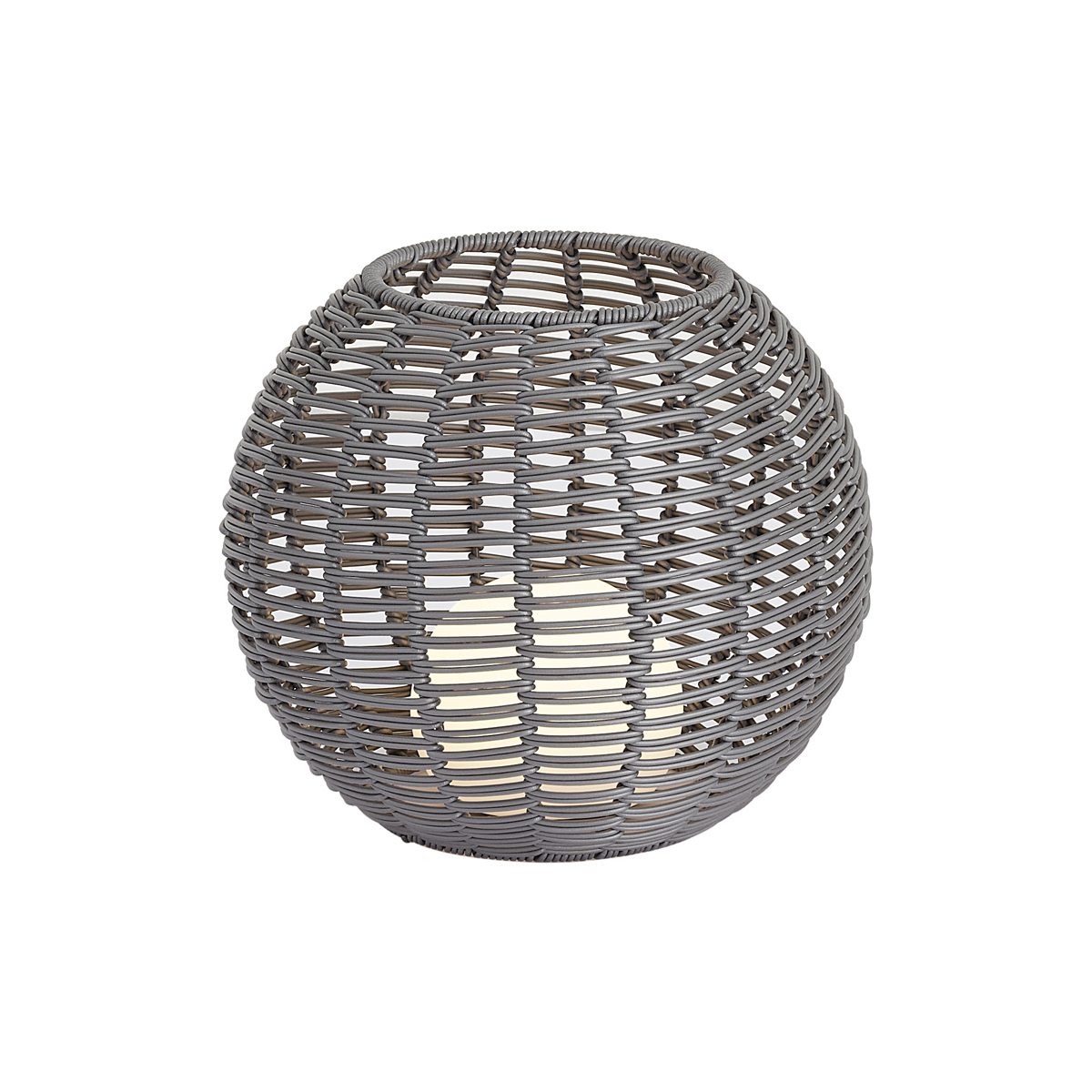 Kültéri asztali lámpa sötétszürke 30 cm LED-del, USB-C-vel újratölthető IP44 - Oli