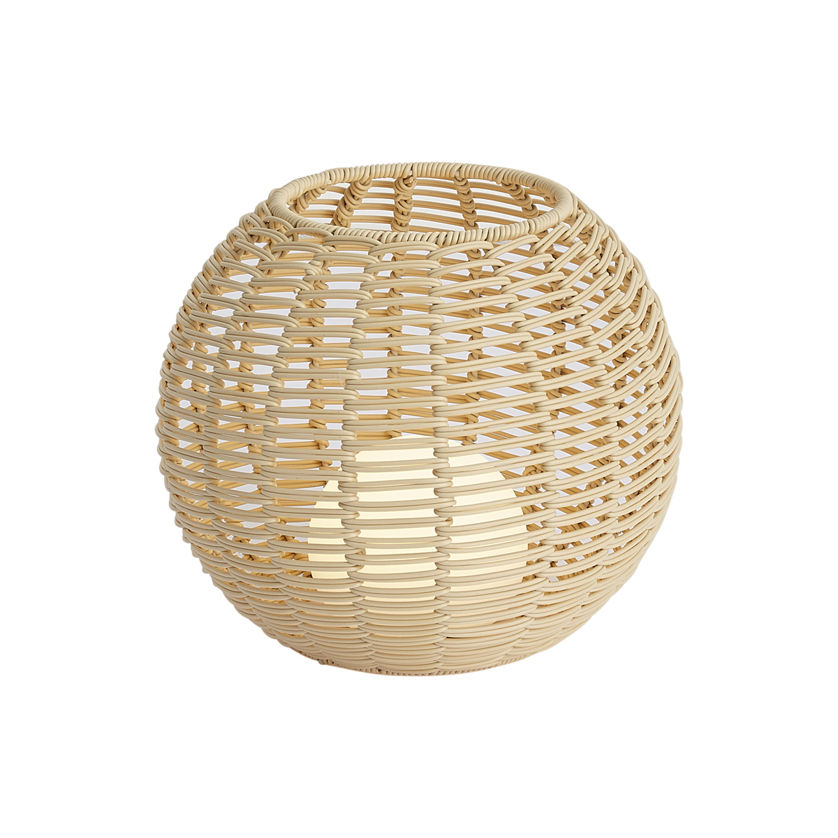 Kültéri asztali lámpa taupe 30 cm LED-del, USB-C-vel újratölthető IP44 - Oli