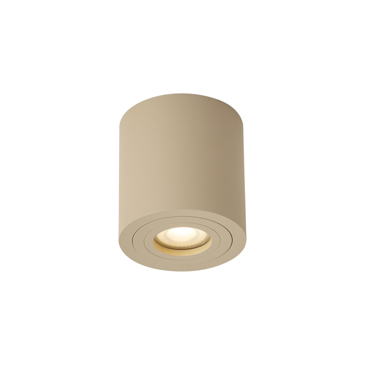 Moderne plafondspot taupe GU10 50mm IP44 - Capa