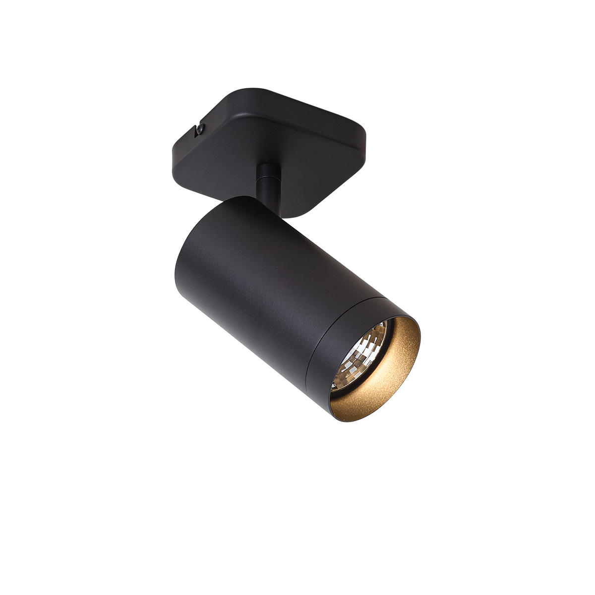 Moderní stropní svítidlo černé GU10 70mm - Jeana Luxe – QAZQA