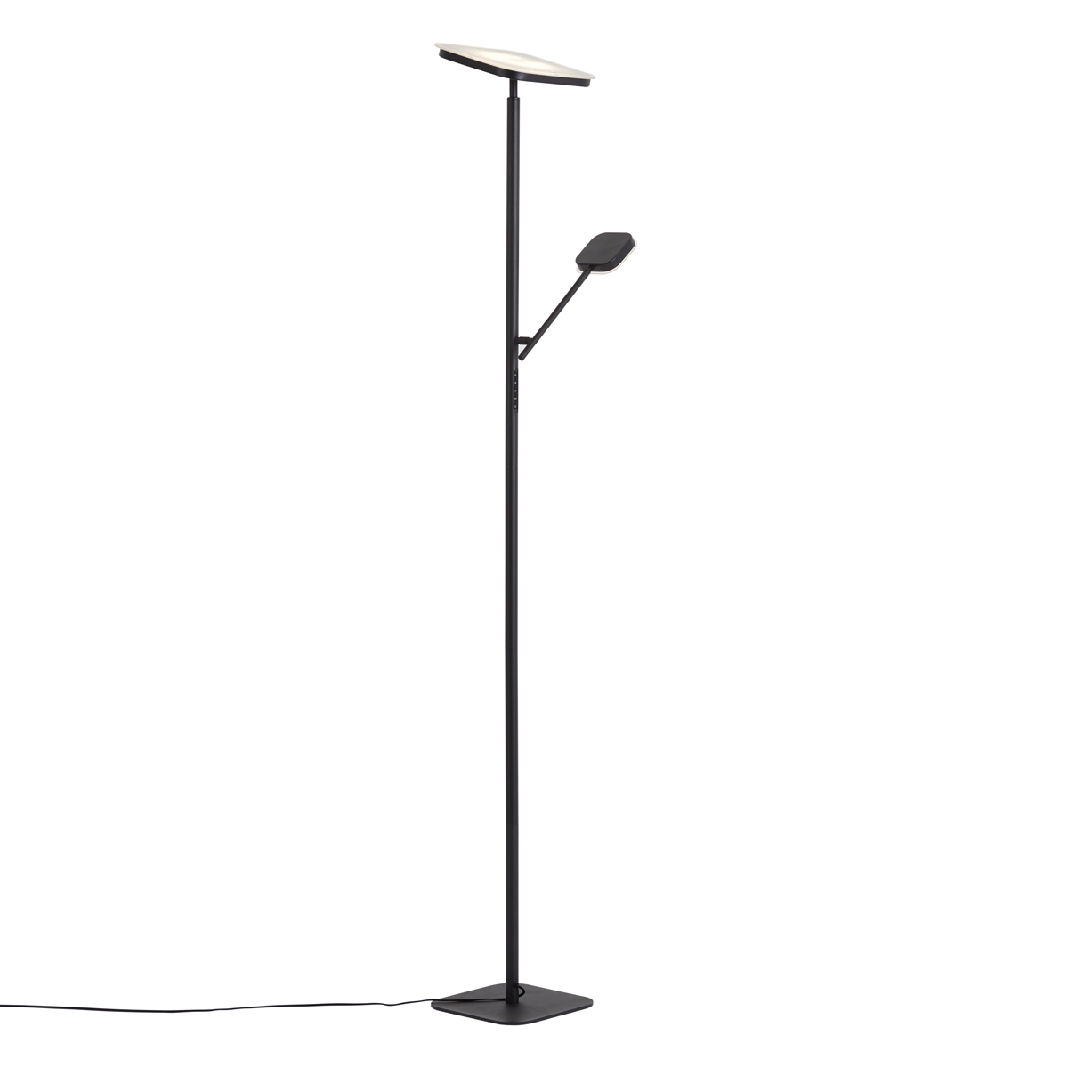Modern Floor Lamp Black incl. Dimmable LED - Divana – QAZQA