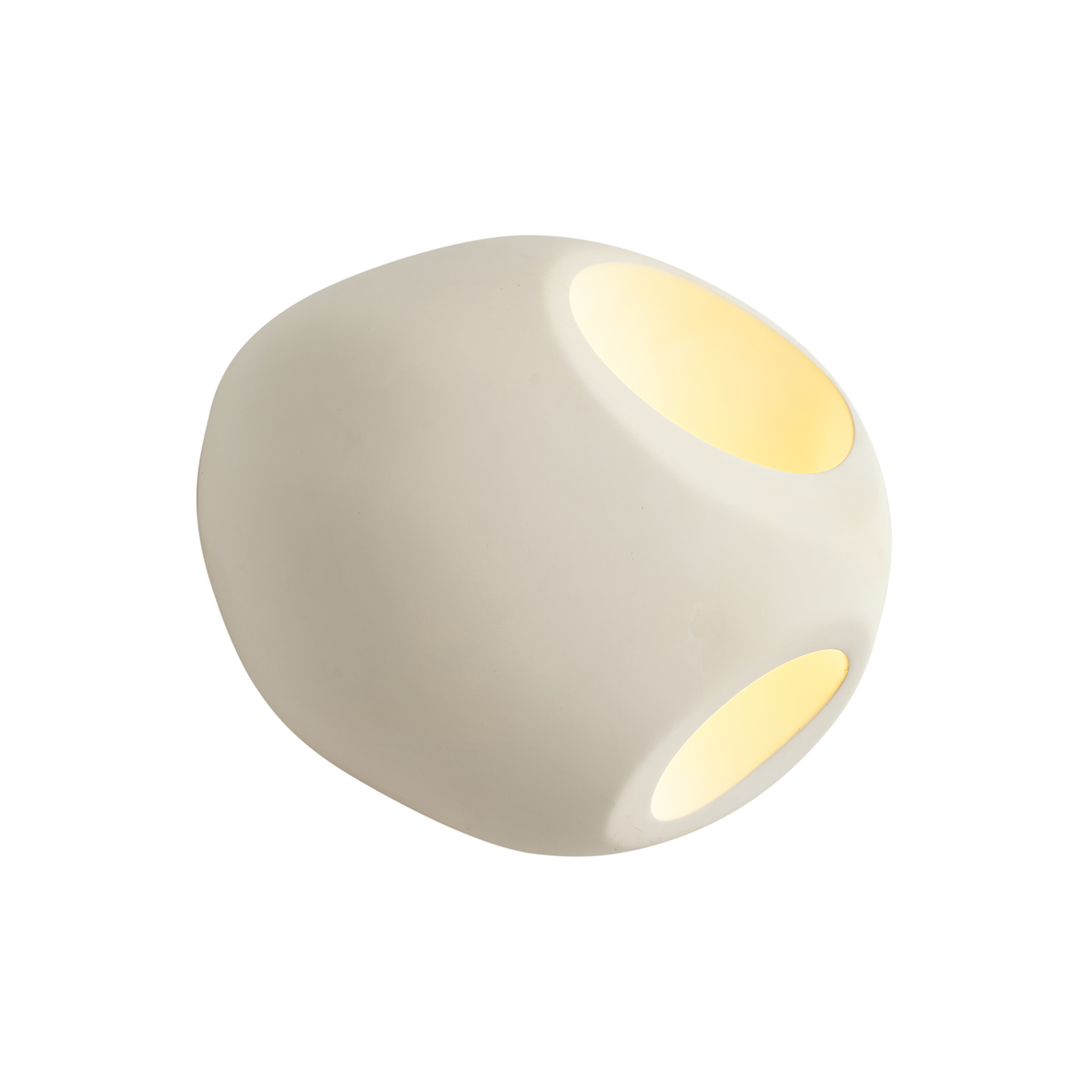 Japandi nástěnná lampa krémová kulatá 28 cm - Pietra – QAZQA