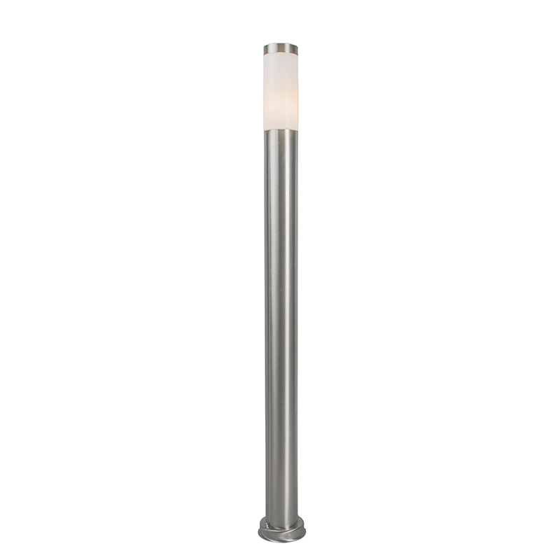 Modern utomhuslampa stålstolpe 110 cm IP44 - Rox