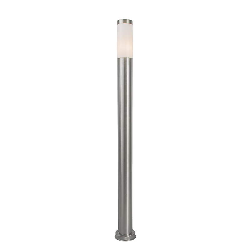 Moderné vonkajšie lampy na stĺp z nerezovej ocele 110 cm IP44 - Rox Moderné vonkajšie lampy na stĺp z nerezovej ocele 110 cm IP44 - Rox