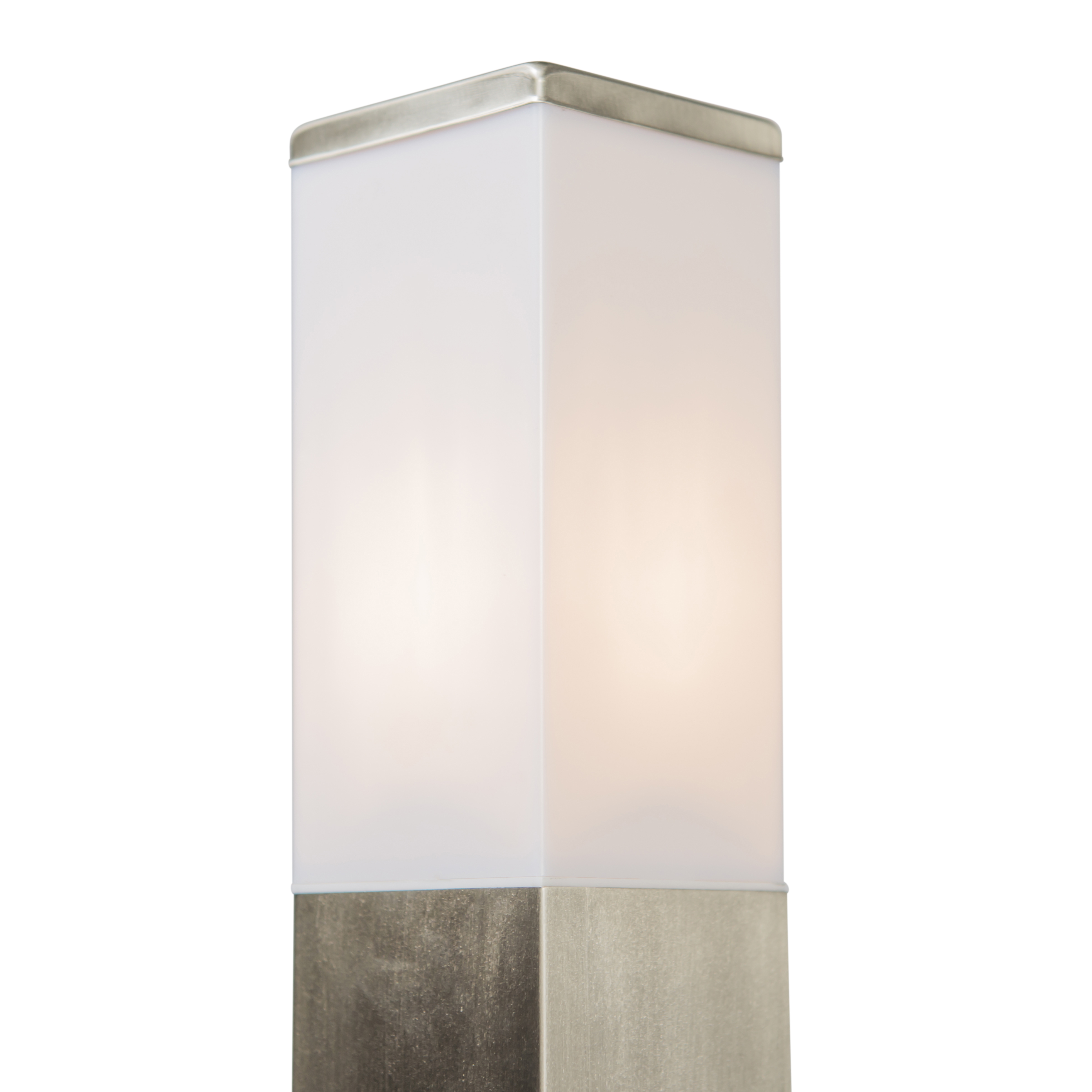 QAZQA Malios - Éclairage De Terrasse Et D'allée De Jardin Moderne - 1 Lumière - L 80 Mm - Acier - Design,Moderne - Éclairage Extérieur 14 Lampe d'extérieur moderne 80 cm acier - Malios