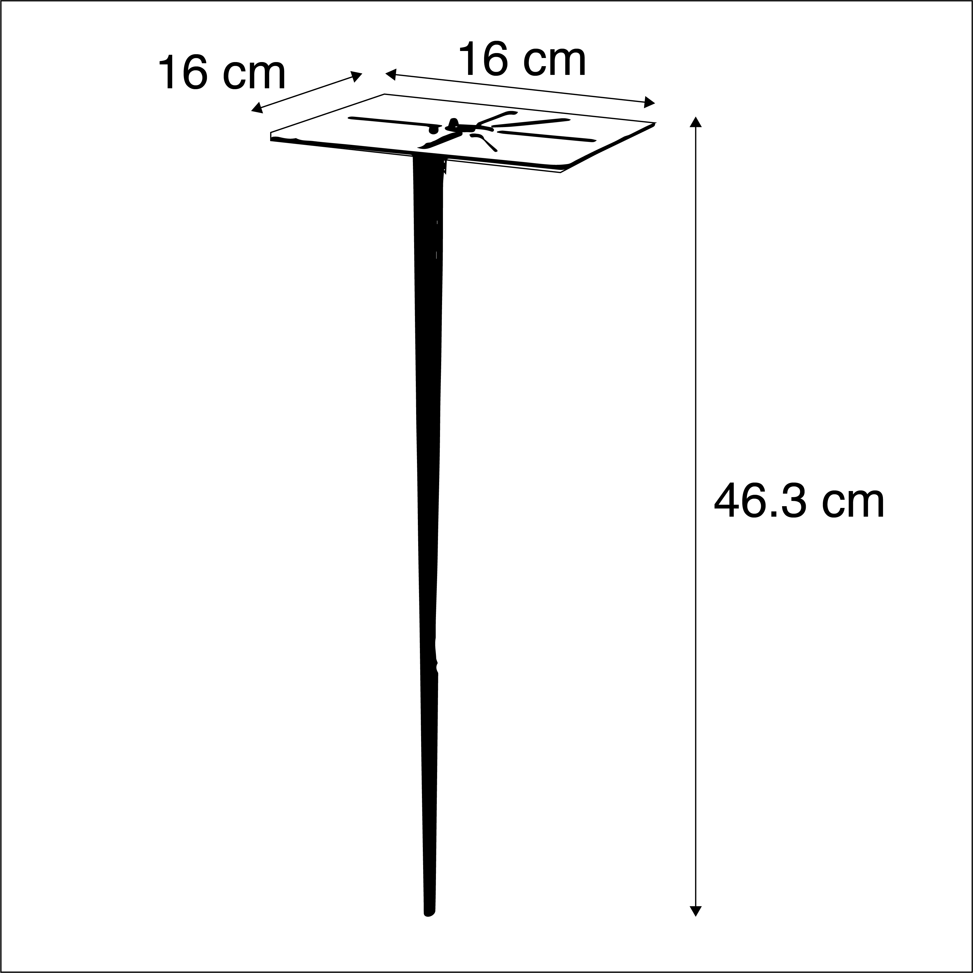 lampe d'extérieur 30 cm anthracite avec épingle de terre et manchon de câble - danemark