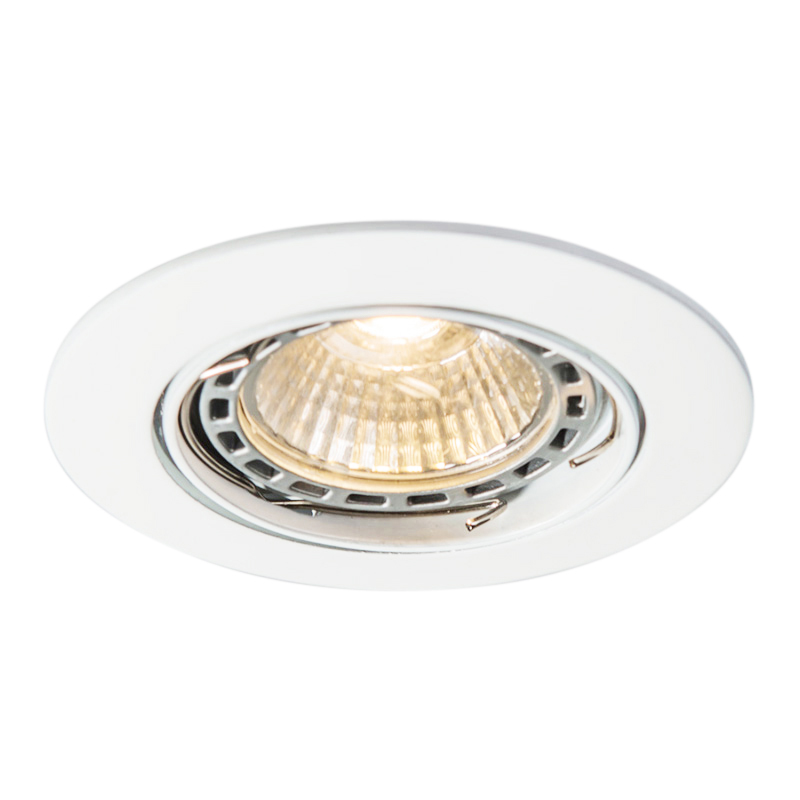 Spot encastré orientable blanc - Edu