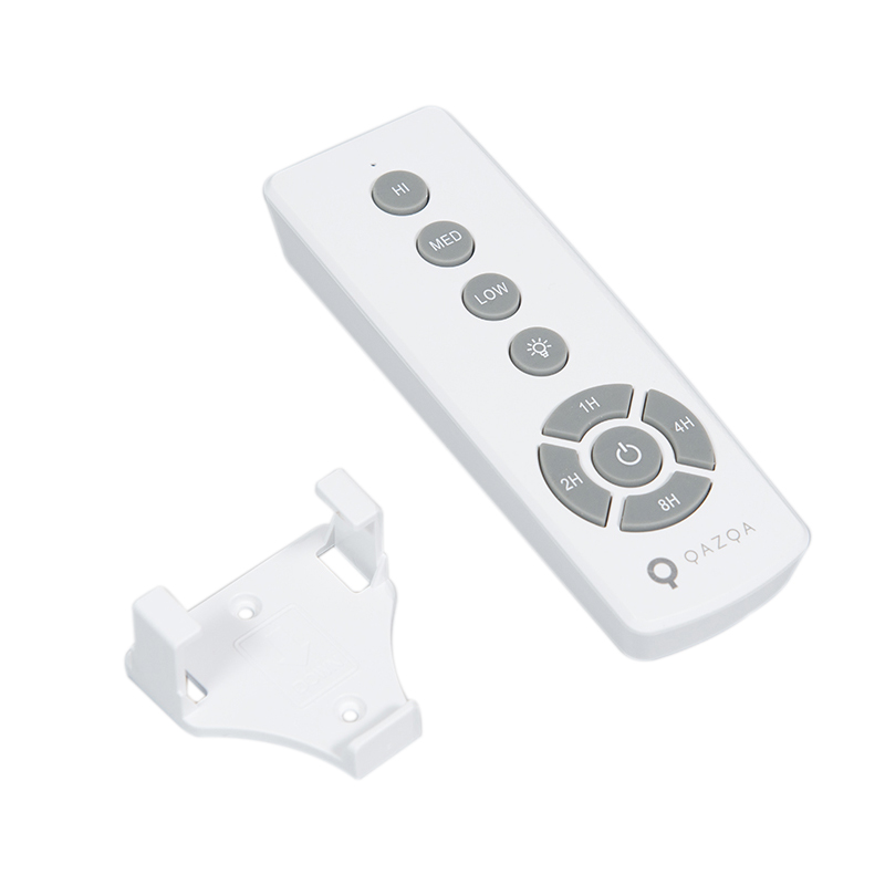 QAZQA Ventilatori Da Soffitto Wings - Moderno - Vetro,Plastico,Acciaio - Acciaio/Bianco/Trasparente - Tondo Max. 1 X Watt 15 Ventilatore da soffitto argento con telecomando - Wings 42 acciaio