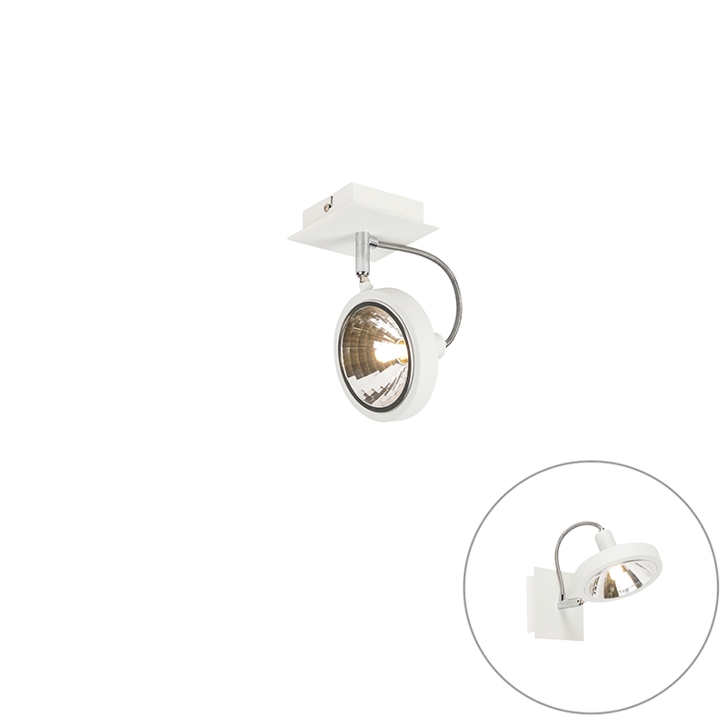 Dizajnové bodové biele nastaviteľné 1 svetlo - Nox