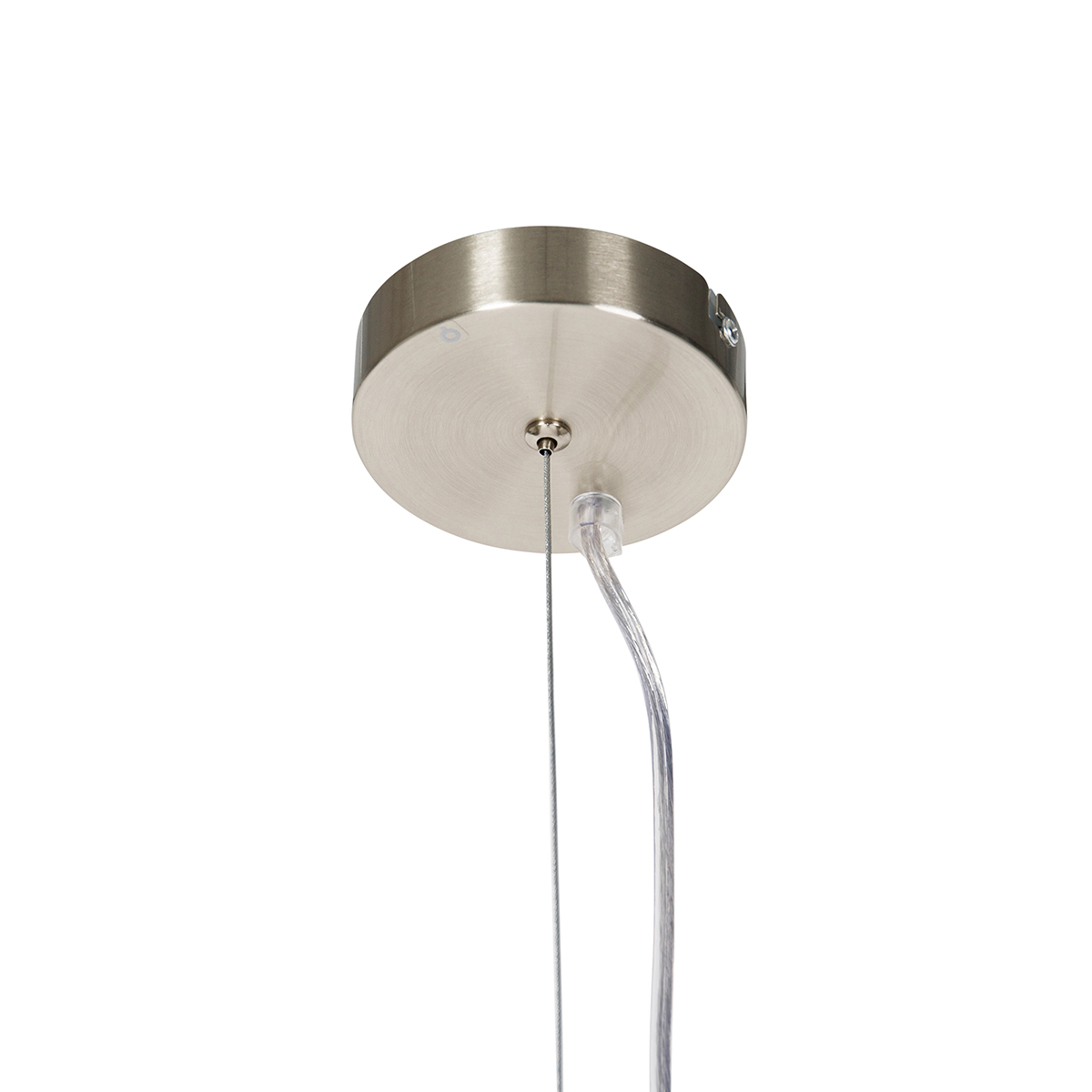 lampe suspendue en acier sans abat-jour - cappo 1