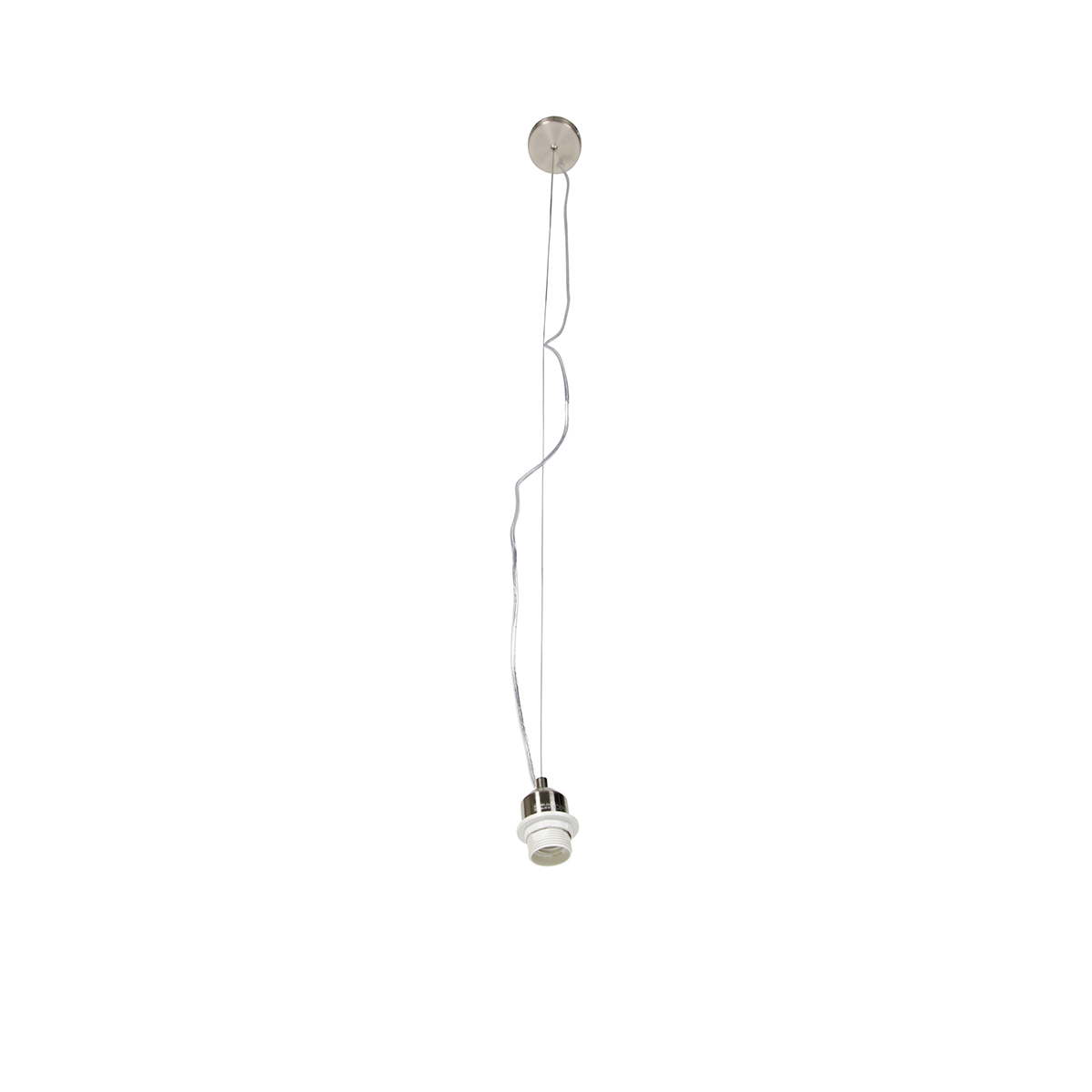 lampe suspendue en acier sans abat-jour - cappo 1