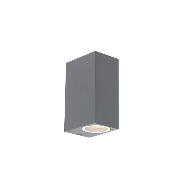 Moderne wandlamp antraciet IP44 - Baleno II