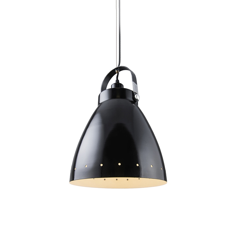 Scandinavische hanglamp zwart kantelbaar - Rytel