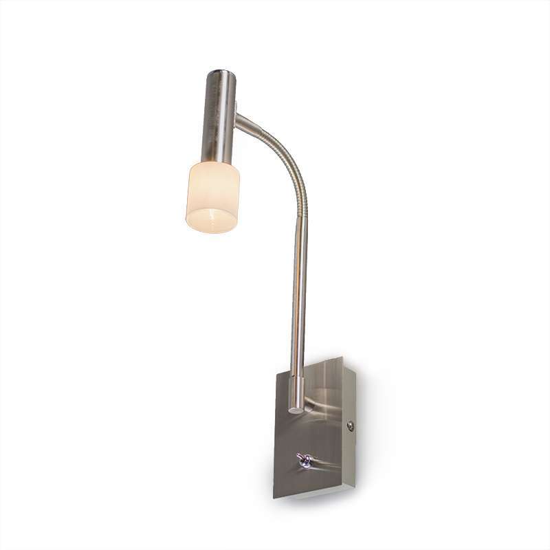 Wandlamp Capri Flex staal