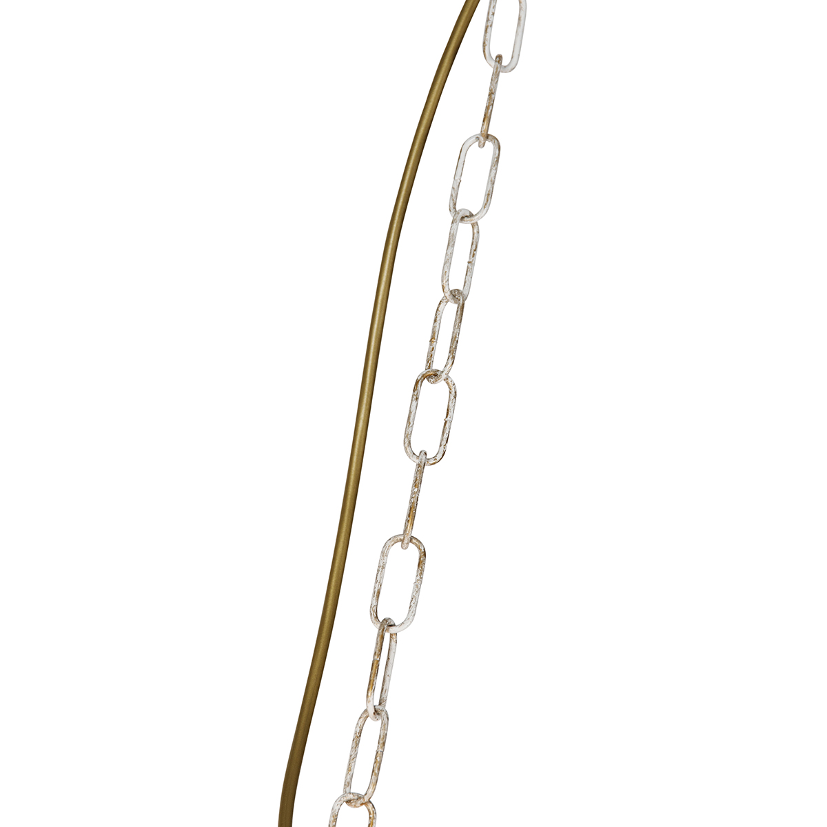 QAZQA + Lampadario Stile Italiano Giuseppe - Rustico - Acciaio - Crema - Tondo Max. 5 X Watt 14 Lampadario bianco - GIUSEPPE 5