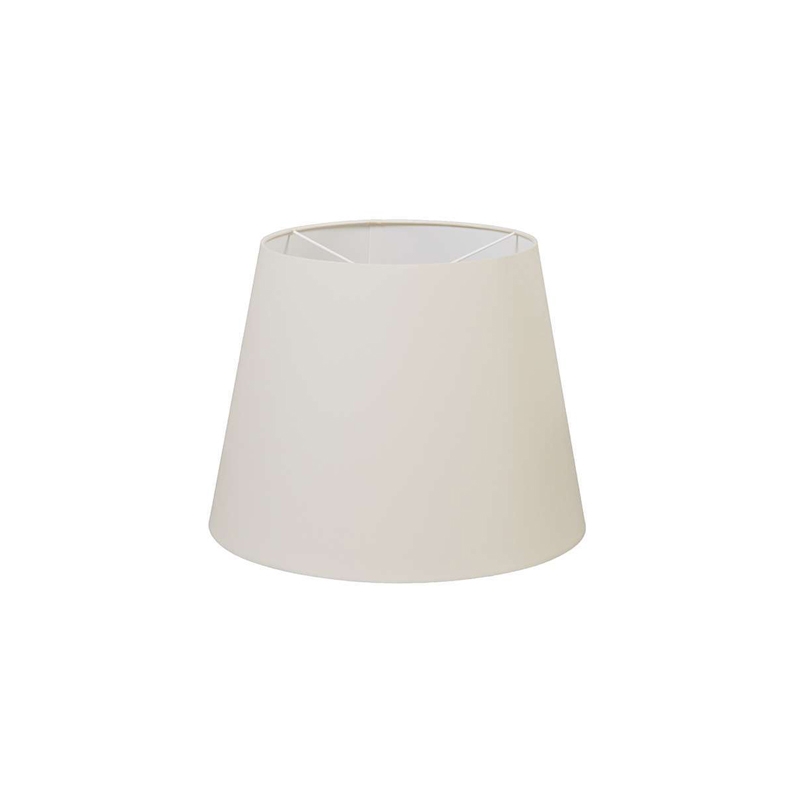 QAZQA Polyester hang lampenkap creme wit 35/27,5