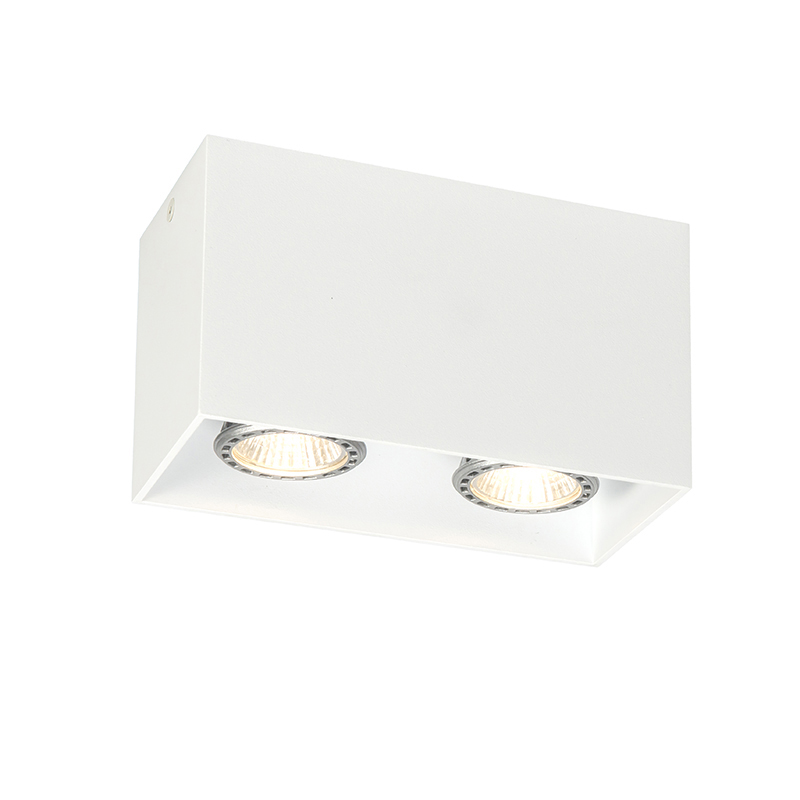 Dizajnové bodové svetlo biele - Qubo 2