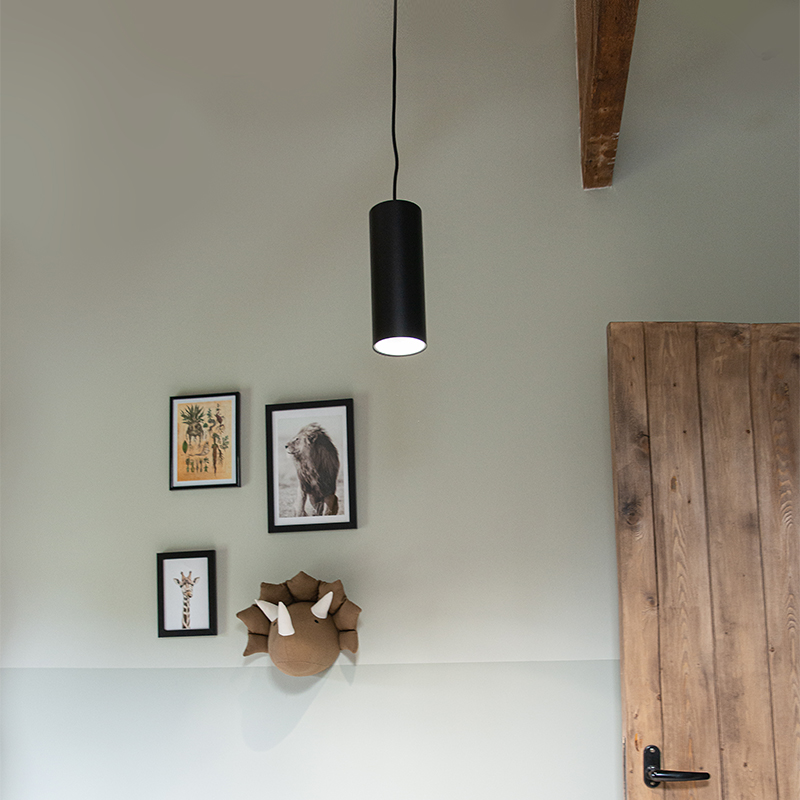 Design hanglamp zwart - Tubo Design hanglamp zwart - Tubo
