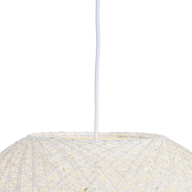 suspension rurale blanche 45 cm - corda