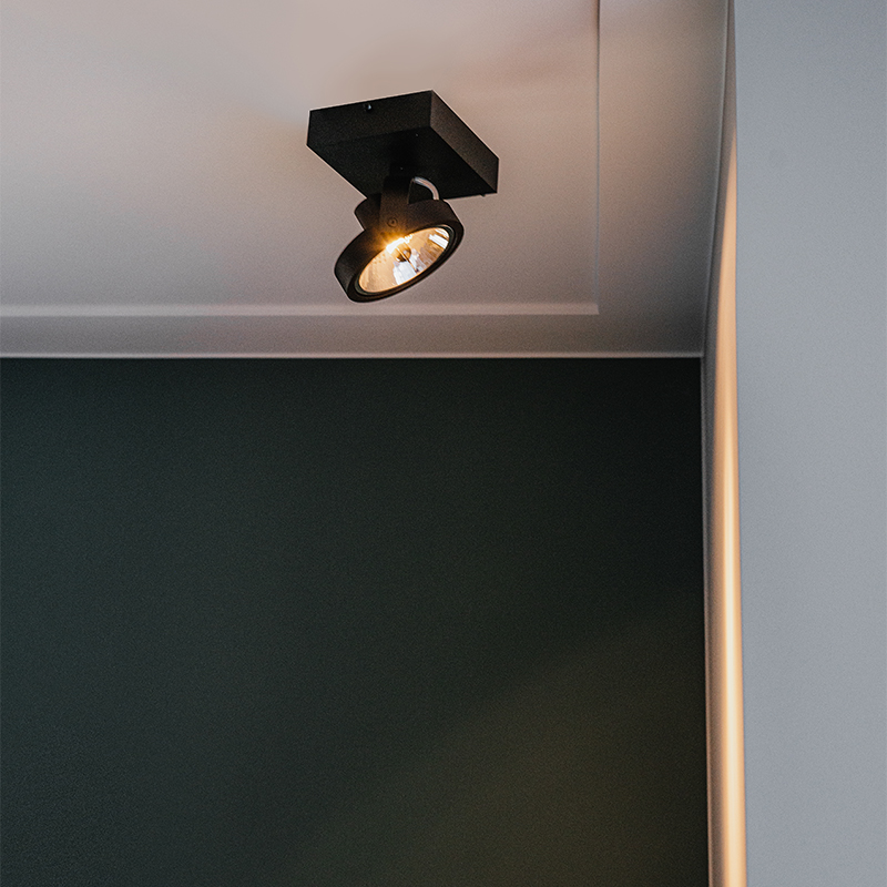 Design spot zwart verstelbaar 1-lichts incl. 1 x G9 - Go Design spot zwart verstelbaar 1-lichts incl. 1 x G9 - Go
