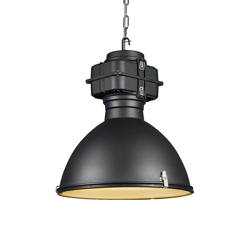Lampe à suspension industrielle noire 53 cm - Sicko