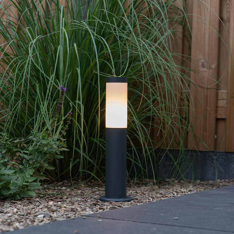 Buitenlamp paal antraciet 45 cm IP44 - Rox Buitenlamp paal antraciet 45 cm IP44 - Rox
