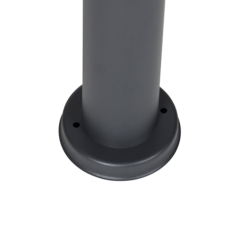 lampadaire d'extérieur anthracite 80 cm ip44 - rox