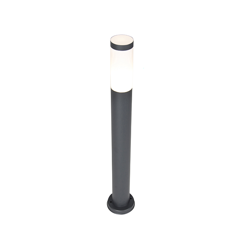 lampadaire d'extérieur anthracite 80 cm ip44 - rox