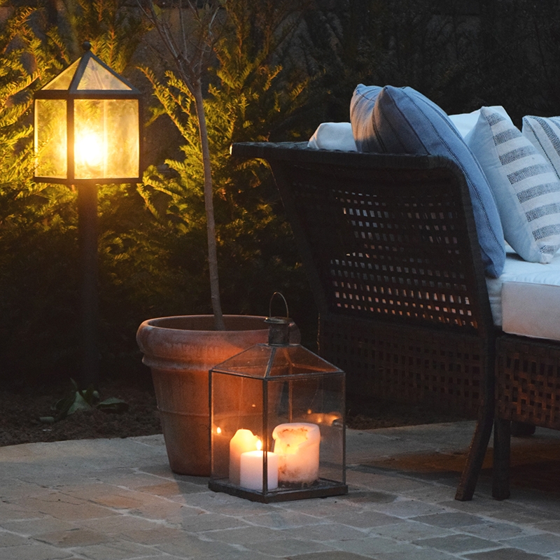 Buitenlamp paal zwart 100 cm - Amsterdam Buitenlamp paal zwart 100 cm - Amsterdam