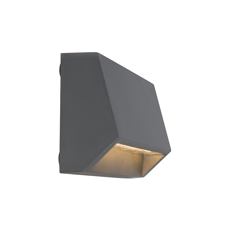 applique extérieure moderne gris foncé avec led ip54 - sandstone 1