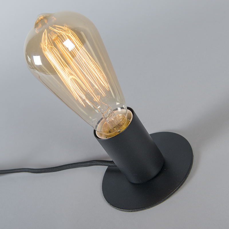 lampe de table moderne noir - facil