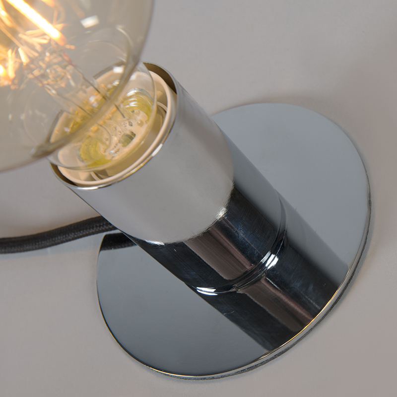 lampe de table moderne chrome - facil