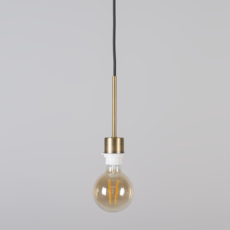 suspension moderne bronze avec câble noir - combi 1