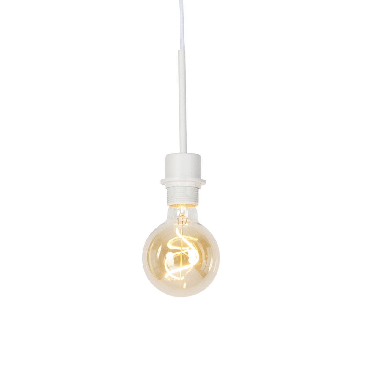 Moderne hængelampe hvid uden skærm – Combi 1