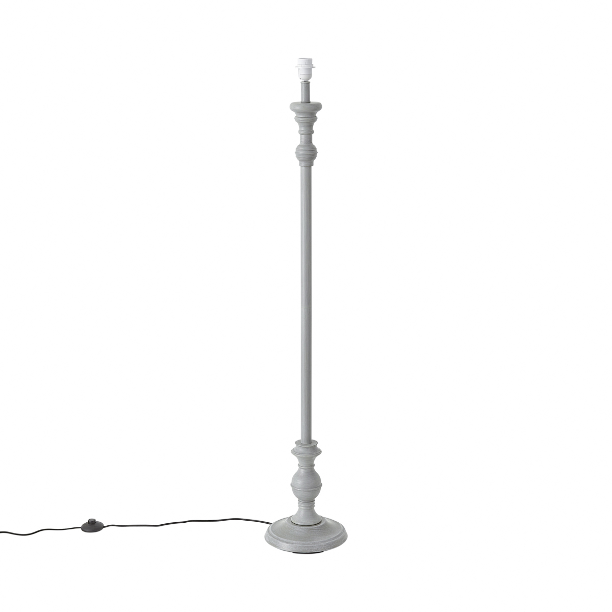 Klasszikus állólámpa szürke színben, búra nélkül - Classico