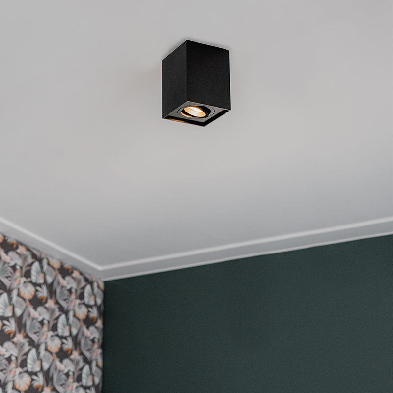 Spot zwart verstelbaar - Quadro 1 up Spot zwart verstelbaar - Quadro 1 up