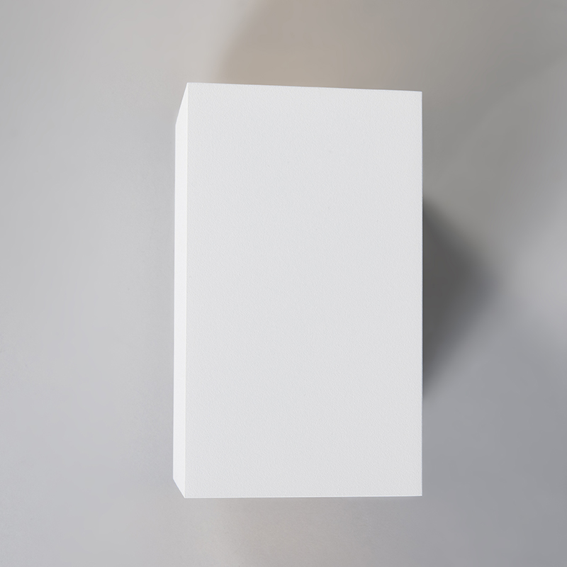 Modern Wall Lamp White Square 2-Light - Sandy
