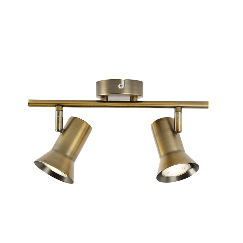 spot de plafond bronze orientable et inclinable - karin 2