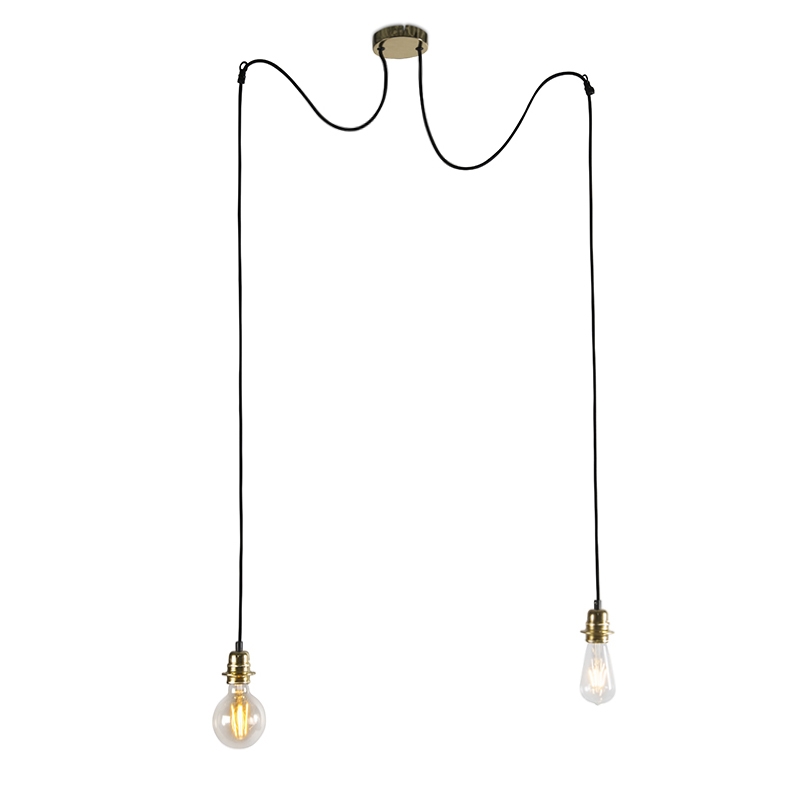 QAZQA Moderne hanglamp goud - Cava 2