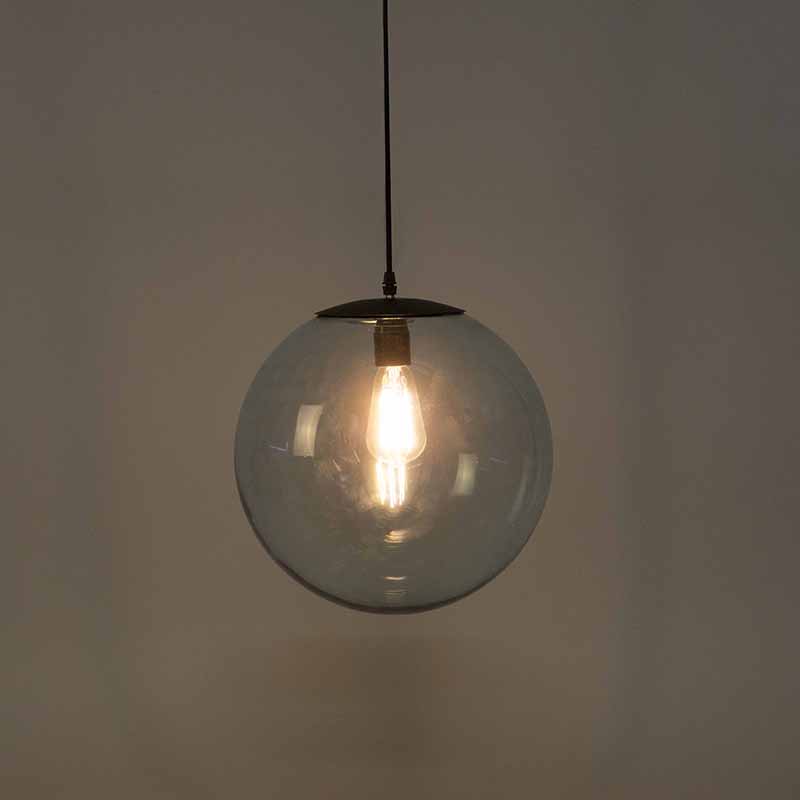 Lampada a sospensione Art Déco Grigia 35 cm - Pallon