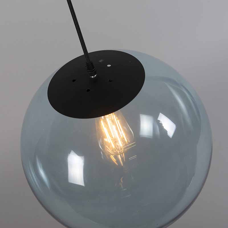 Lampada a sospensione Art Déco Grigia 35 cm - Pallon