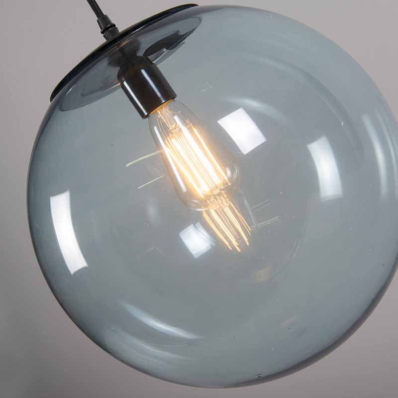 Lampada a sospensione Art Déco Grigia 35 cm - Pallon
