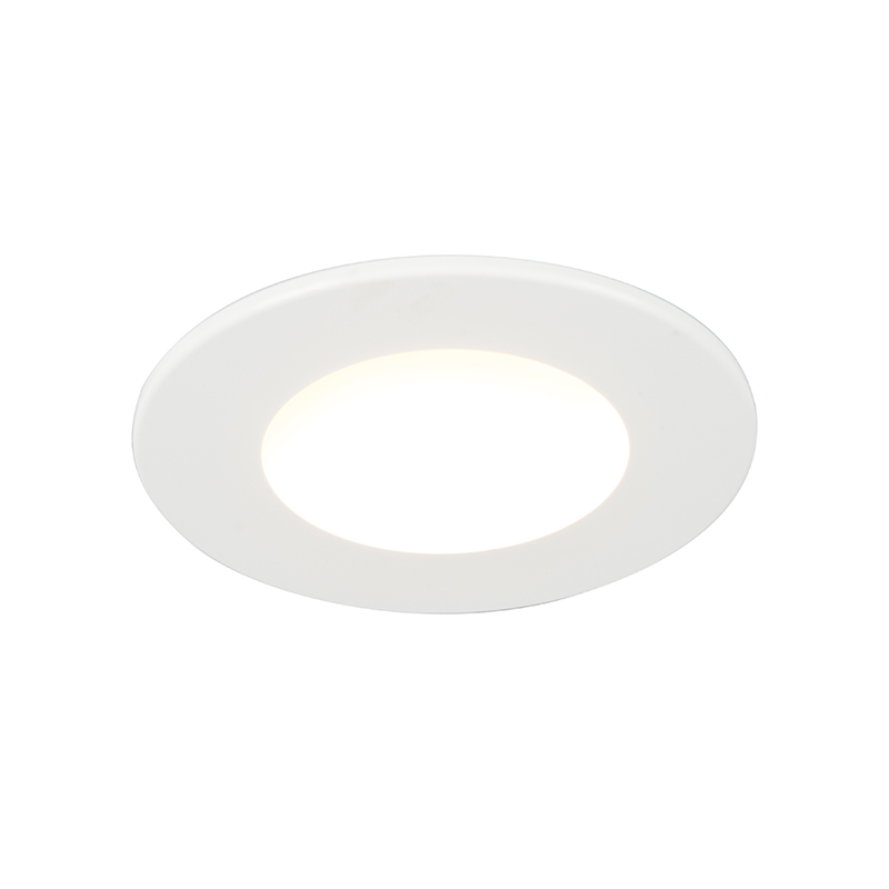 QAZQA Set van 3 inbouwspots wit incl. LED 3000K 4W IP65 - Blanca