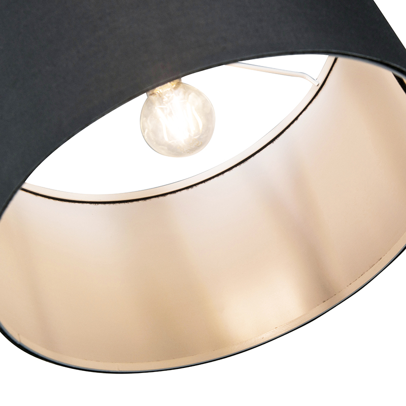 lampe à arc moderne noire - vinossa