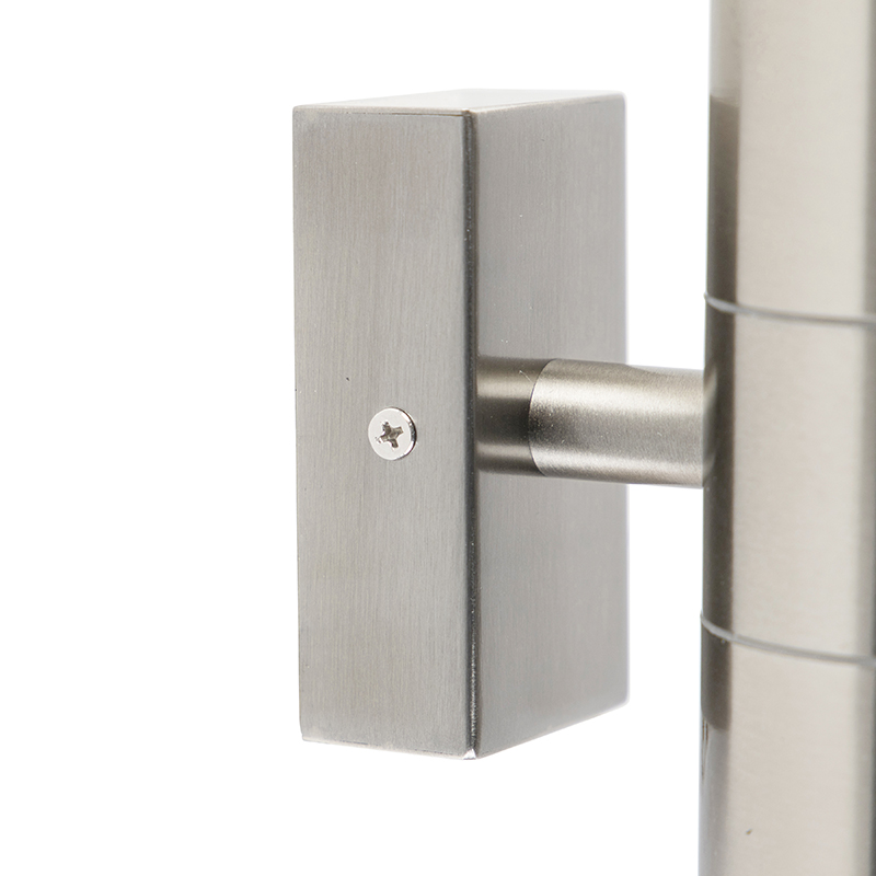 applique murale d'extérieur acier ip44 - duo