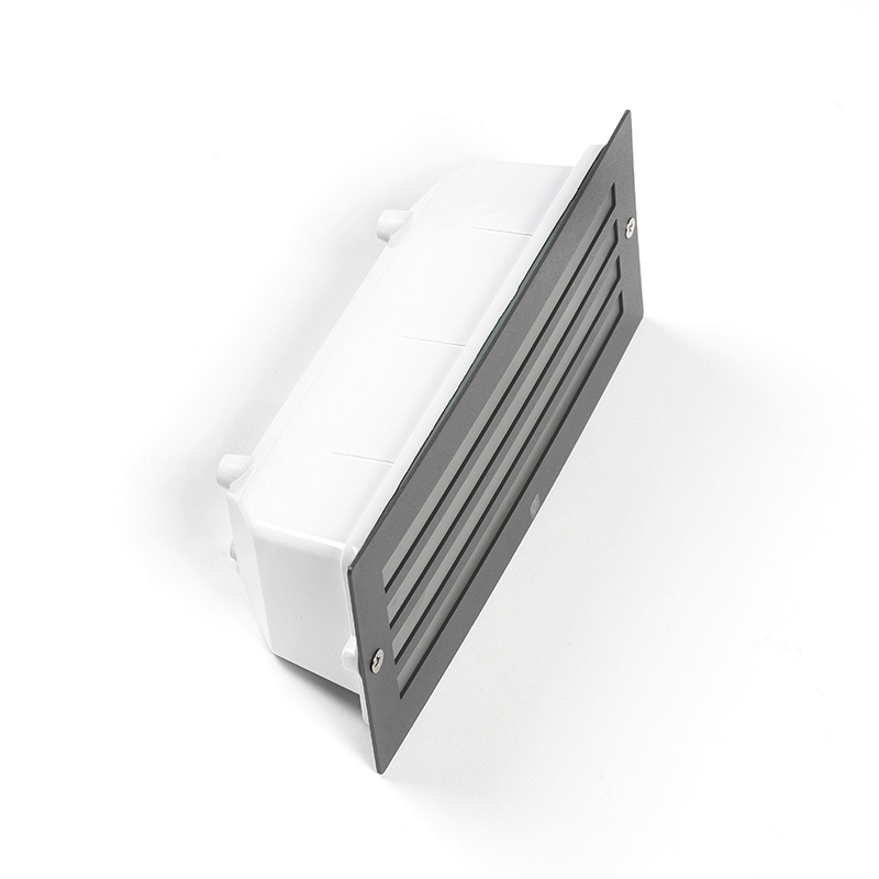 Lampada da incasso moderna grigio scuro IP44 - Hurricane