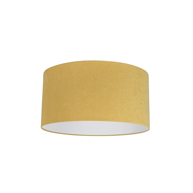Tienidlo na lampu z látky žlté 50/50/25