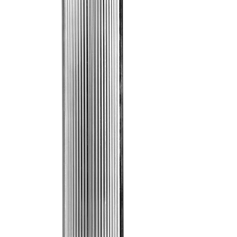 lot de 2 lampadaires modernes led chrome - line-up